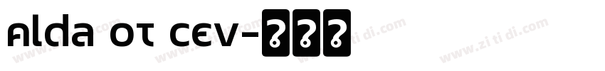 Alda OT CEV字体转换